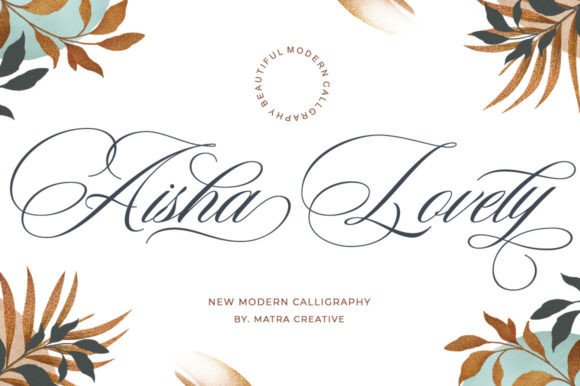 Aisha Lovely: A Script Font That Elevates Campaign Visuals with Elegance