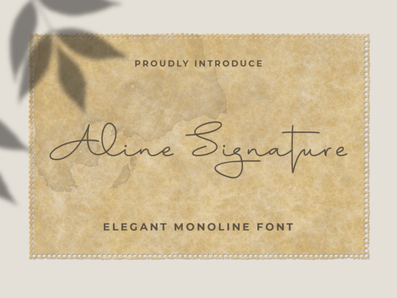 Aline Signature: A Modern Script Font for Campaign Designers and Content Creators