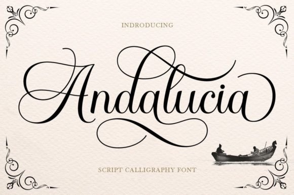 Andalucia Font: Elevating Campaign Design with Elegant Script Typography