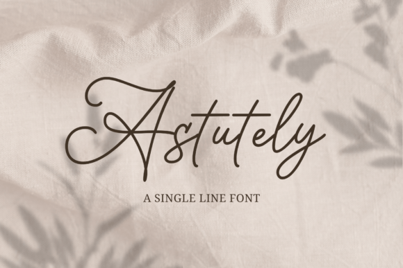 Astutely: A Designer’s Review of This Elegant Script Font in Campaign Visuals