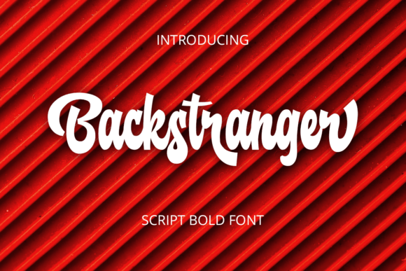 Backstranger: A Playful Script Font for Modern Brand Campaigns