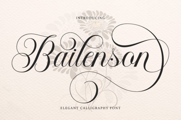 Bailenson Font: Elevating Brand Identity with Timeless Elegance