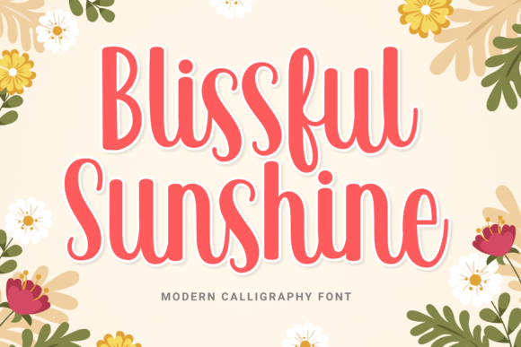 Blissful Sunshine: A Handwritten Font for Modern Marketing and Digital Design