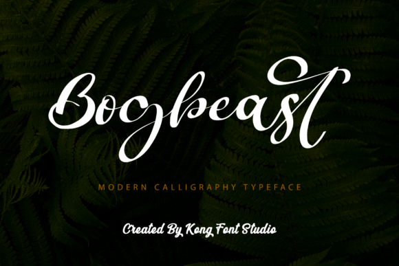 Bogbeast: A Playful Script Font for Modern Editorial Design
