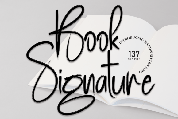 Book Signature Font: Elevate Your Brand with Elegant Handwritten Style