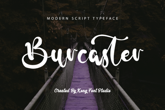 Burcaster: A Playful Script Font That Elevates Small Business Branding