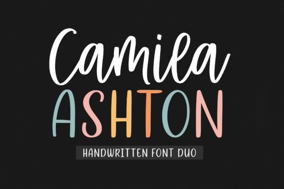 Camila Ashton: A Stylish Handwritten Font That Elevates Campaign Design