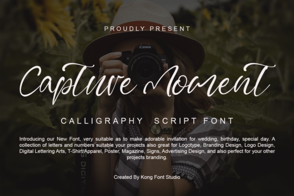 Capture Moment Font: A Playful Script for Real Business Branding