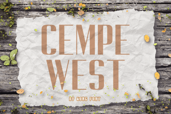 Cempe West: A Playful Handwritten Font for Modern Campaign Design