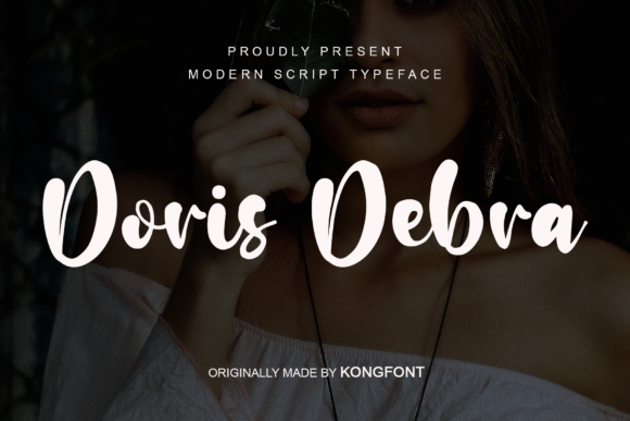 Doris Debra: A Modern Handwritten Script Font for Playful Branding Projects