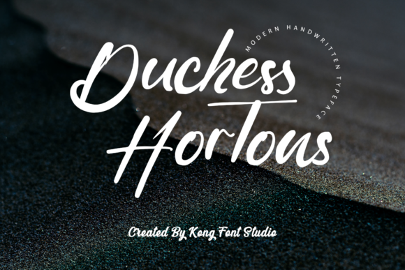 Duchess Hortons: A Playful Script Font for Crafters & Makers