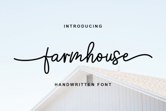 Farmhouse Font: A Handwritten Typeface for Authentic Branding