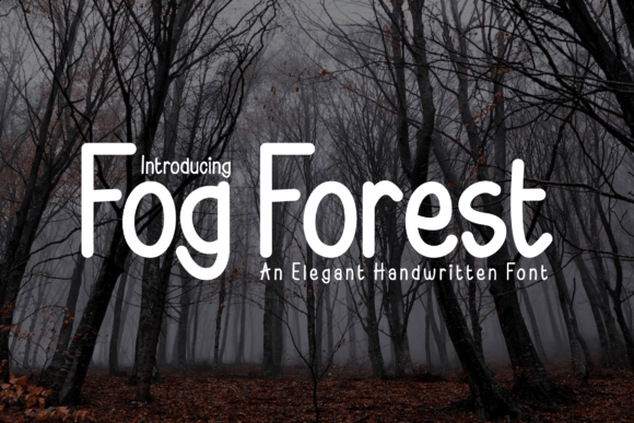 Fog Forest Font: A Fresh Handwritten Typeface for Small Business Branding