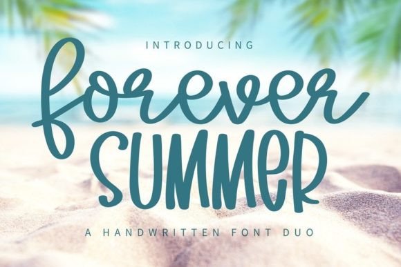 Forever Summer: A Sweet Script Font for Modern Web Design