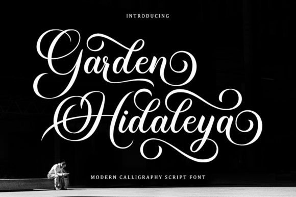 Garden Hidaleya: A Charming Typeface for Elegant Branding and Design Projects