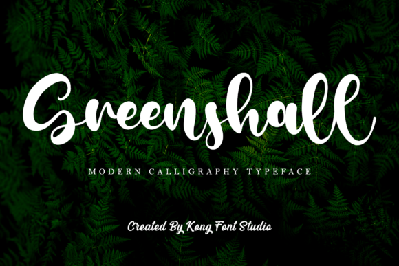 Greenshall: A Playful Handwritten Font for Crafters and Makers