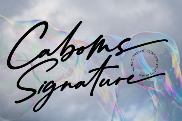 h1>Caboms: A Signature Script Font That Elevates Real-World Branding Projects