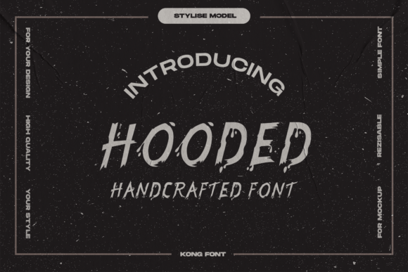 Hooded: A Modern Script Font for Editorial Design and Digital Publishing