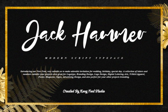 Jack Hammer: A Playful Handwritten Font for Crafters and Product Designers