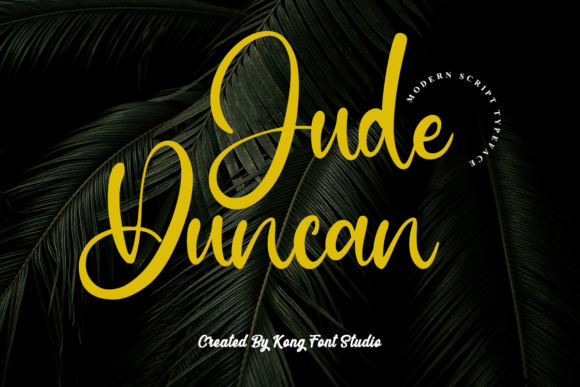 Jude Duncan: A Playful Handwritten Font for Modern Editorial Design