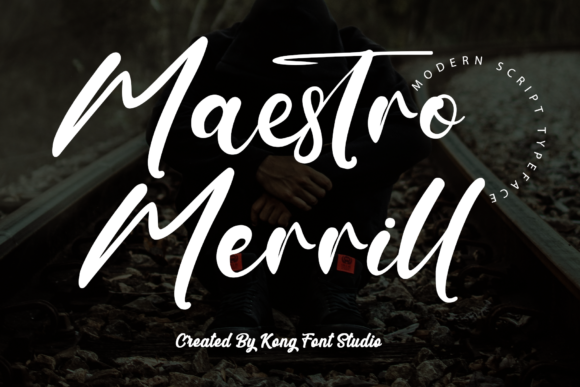 Maestro Merrill: A Playful Handwritten Script Font for Modern Branding
