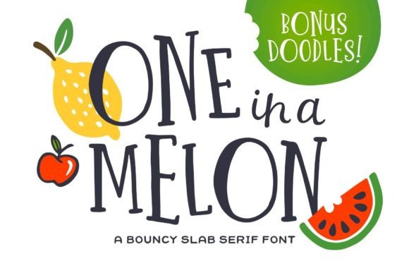 One in a Melon: A Bouncy Font That Boosts Your Brand’s Summer Vibe