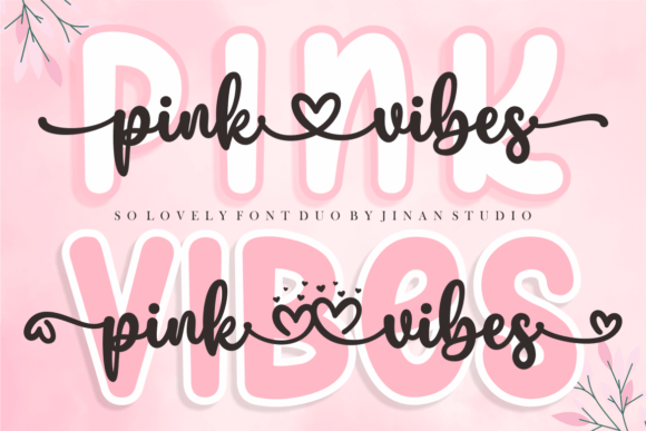 Pink Vibes Duo: A Font Pairing for Romantic Editorial Design