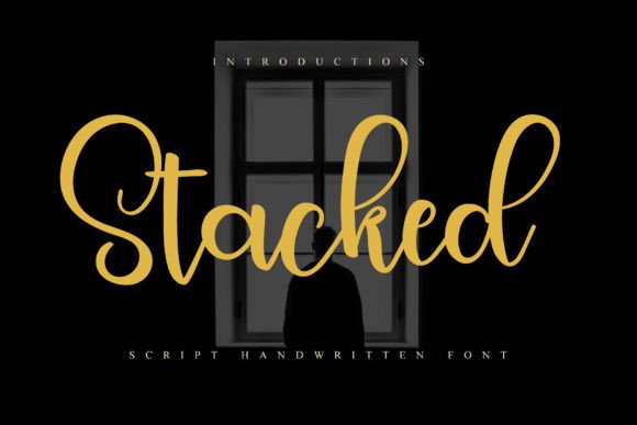 Stacked: A Gentle Script Font for Editorial Charm