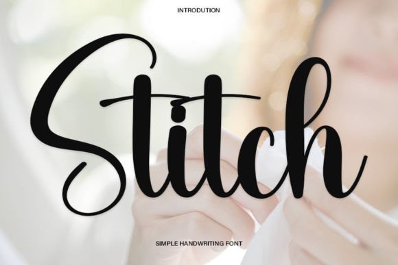 Stitch: A Handwritten Font That Elevates Your Brand’s Visual Identity